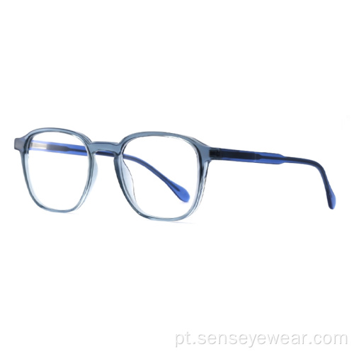 Óculos de quadro óptico do acetato de eco unisex
